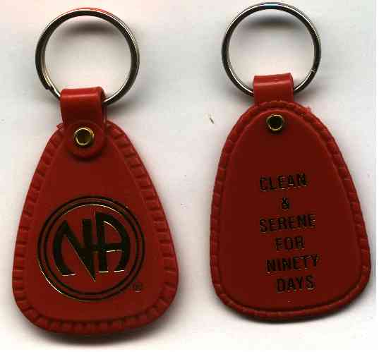 Narcotics Anonymous Keytags Chips and FOBs
